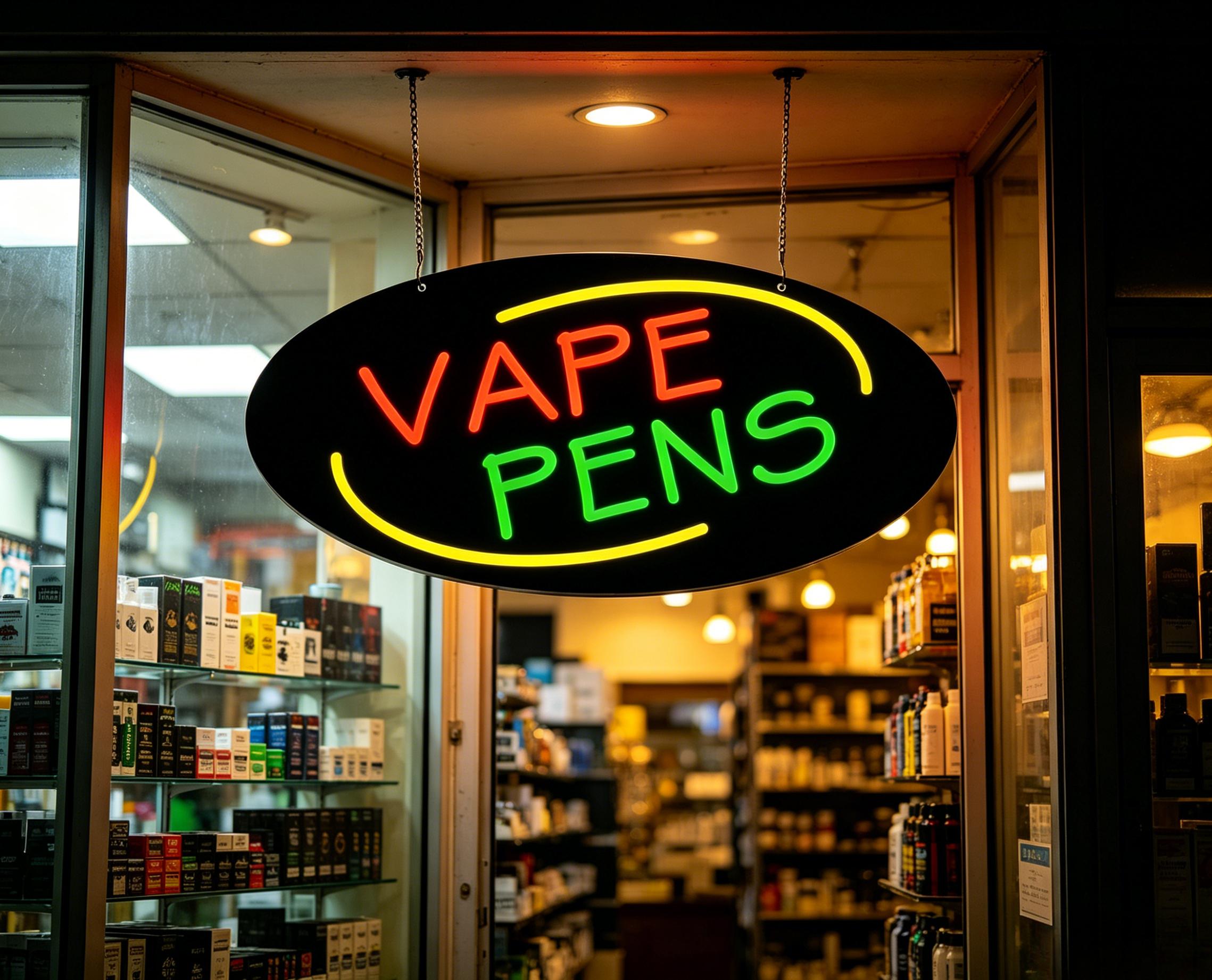 Neonowy znak LED do e-papieros – Vaping Store recenzja i cena