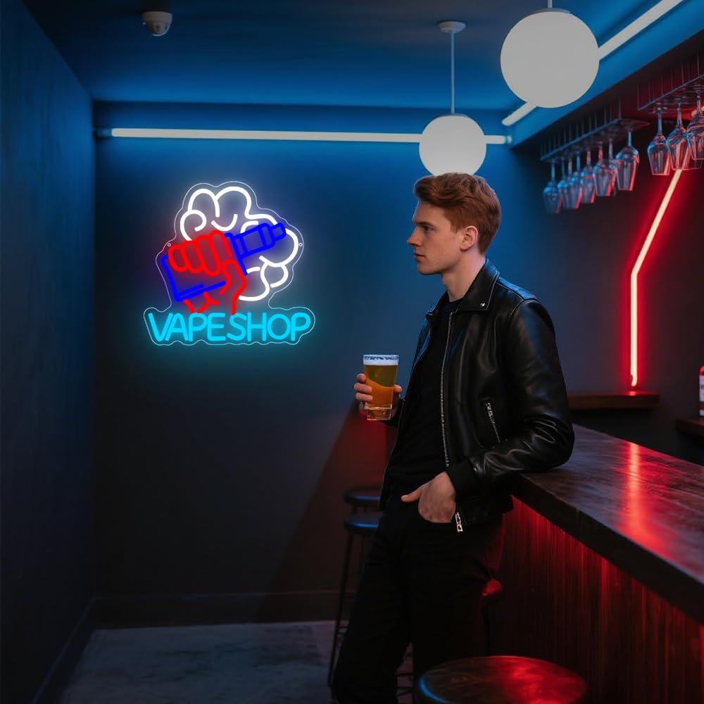 Neonowa reklama do sklepu z e- – Vaping Store recenzja i cena
