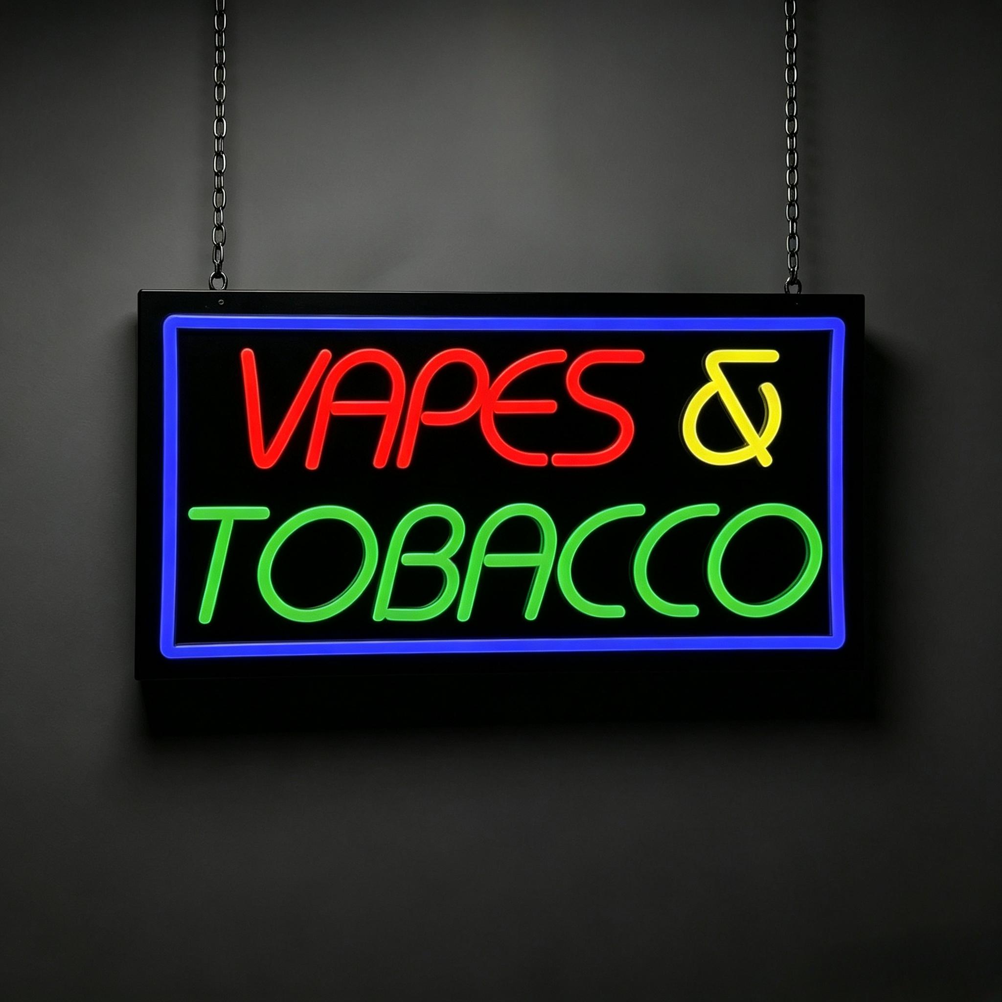 Neonowa tabliczka z motywem ty – Vaping Store recenzja i cena